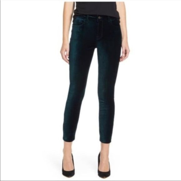 🎁 Jen7 By 7 For All Mankind Stretch Velvet Ankle - Picture 1 of 12